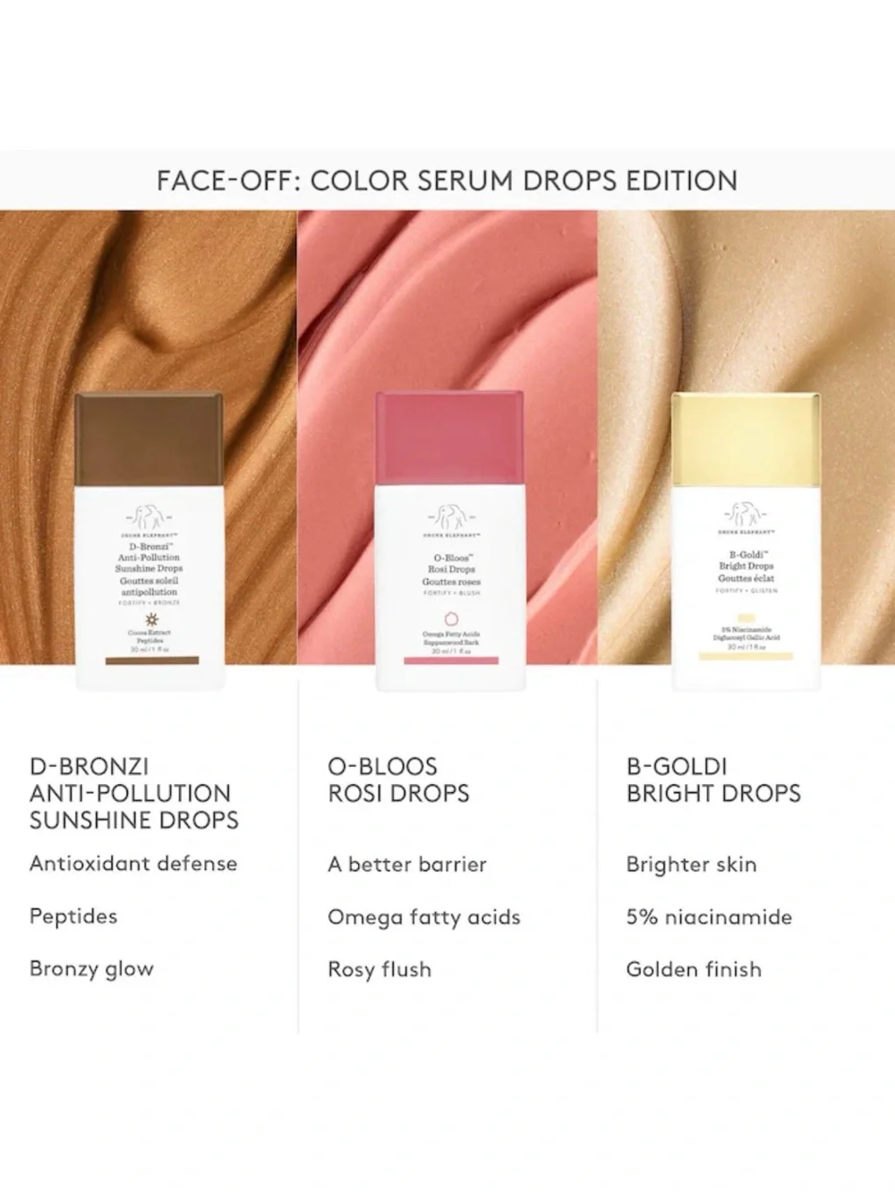Drunk Elephant D-Bronzi Anti-Pollution Sunshine Drops 1oz